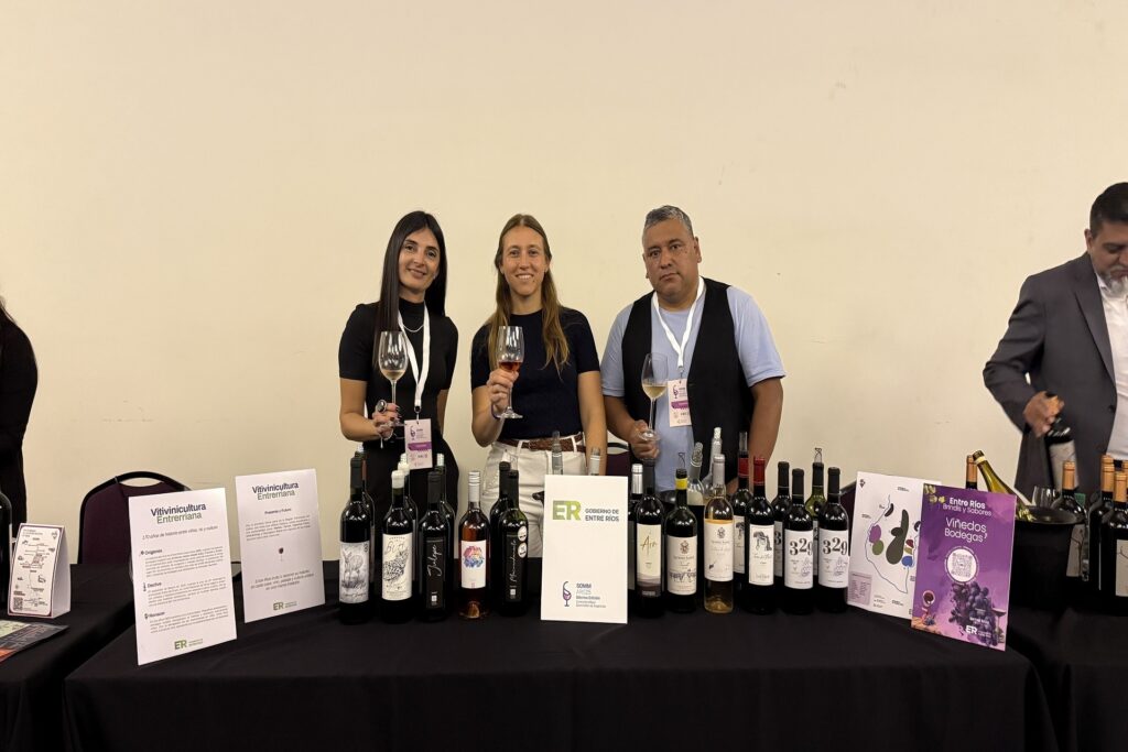 Entre Ríos debutó con stand propio en el Concurso Nacional de Sommeliers