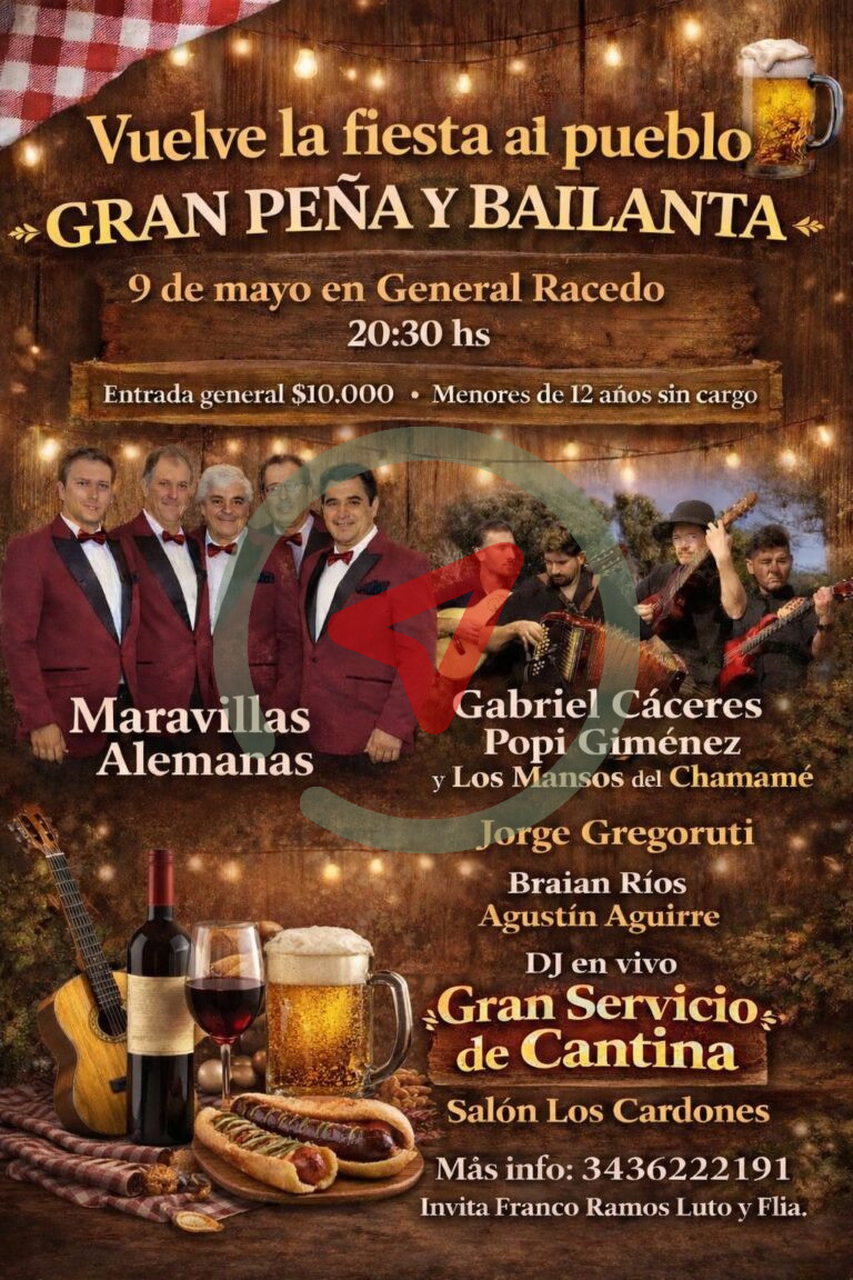 Gran Peña y Bailanta – Gral. Racedo