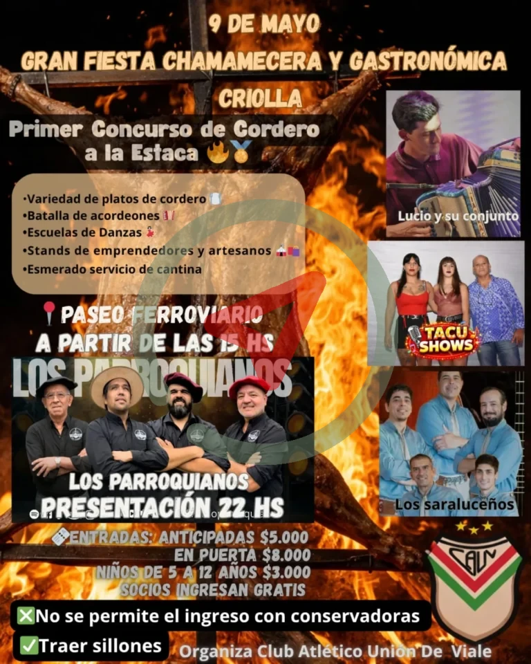Fiesa Chamamecera y Gatronómica Criolla – Viale