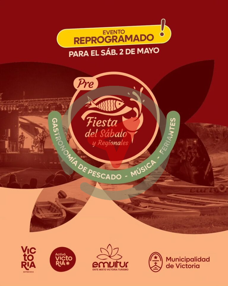 Pre Fiesta del Sábalo y Regionales 2026 – Victoria