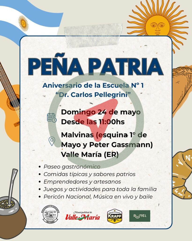 Peña Patria en Valle María