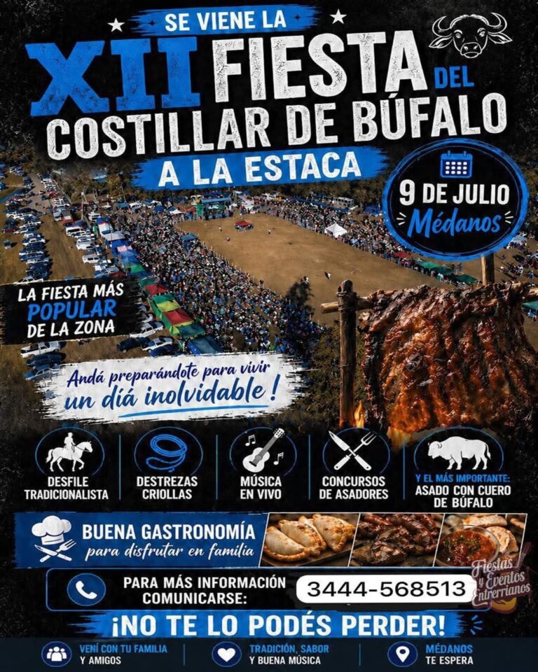 XII Fiesta del costillar de búfalo a la estaca – Médanos