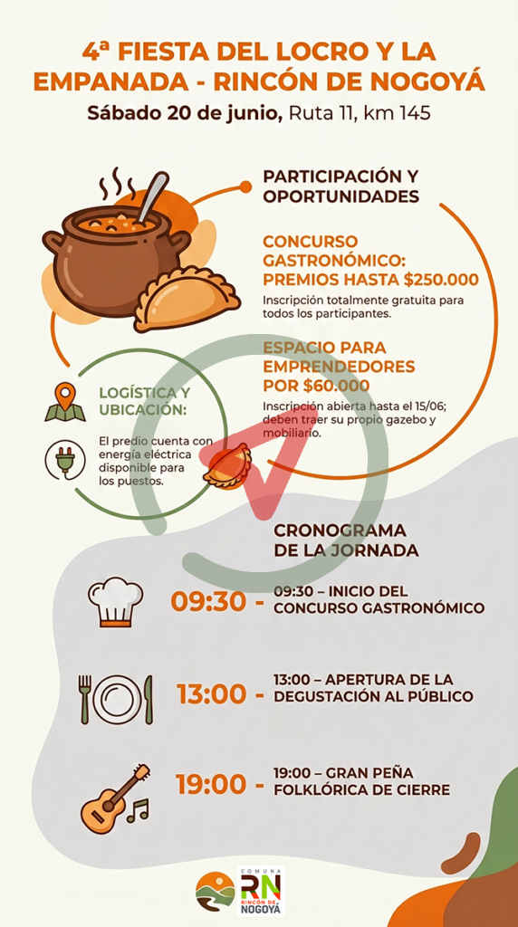 4ª Fiesta del Locro y la Empanada – Rincón de Nogoyá