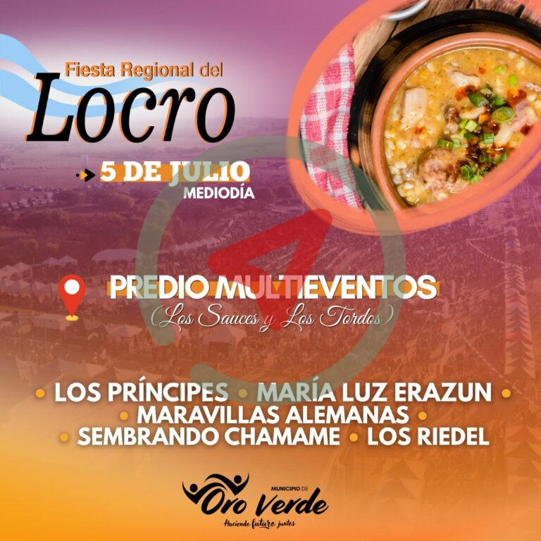 10ª Fiesta Regional del Locro – Oro Verde