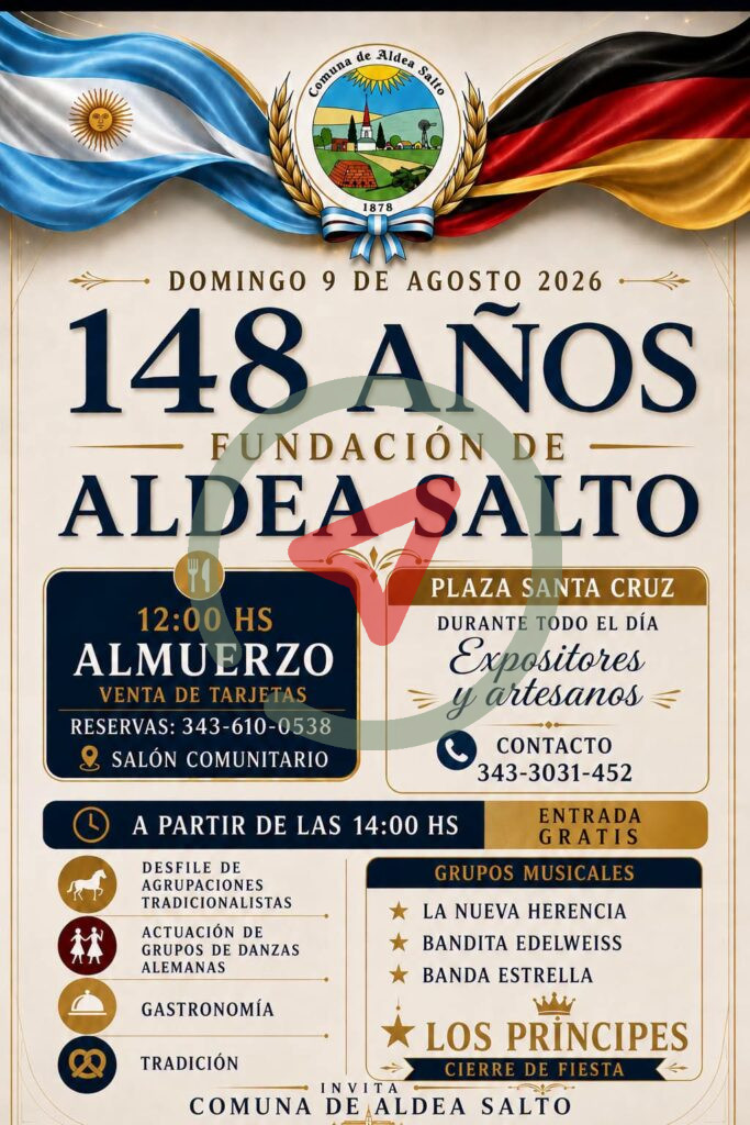 148° aniversario Aldea Salto – Depto. Diamante