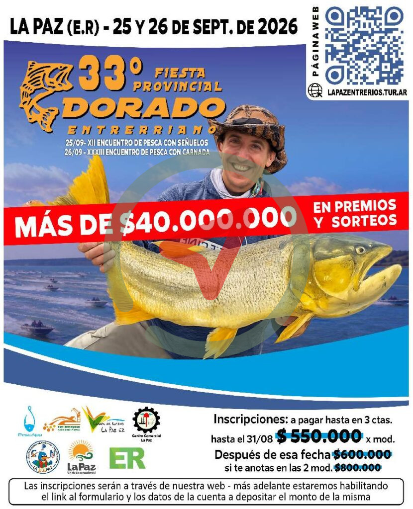 33ª Fiesta Provincial del Dorado Entrerriano – La Paz