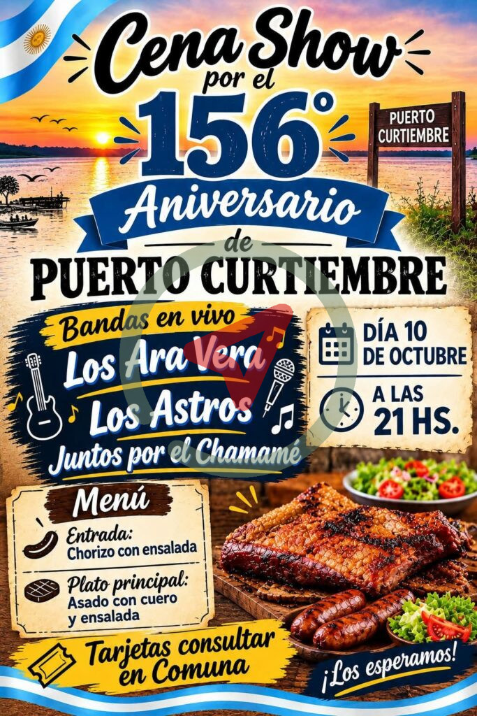 156º Aniversario de Puerto Curtiembre – Depto. Paraná