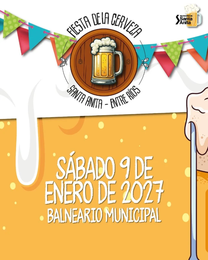 La Fiesta de la Cerveza llega al Balneario Municipal de Santa Anita el 9 de enero